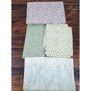 Lot of Fabric, Greens- Trees, Watercolor, Leaves,‎ 2lb 8oz